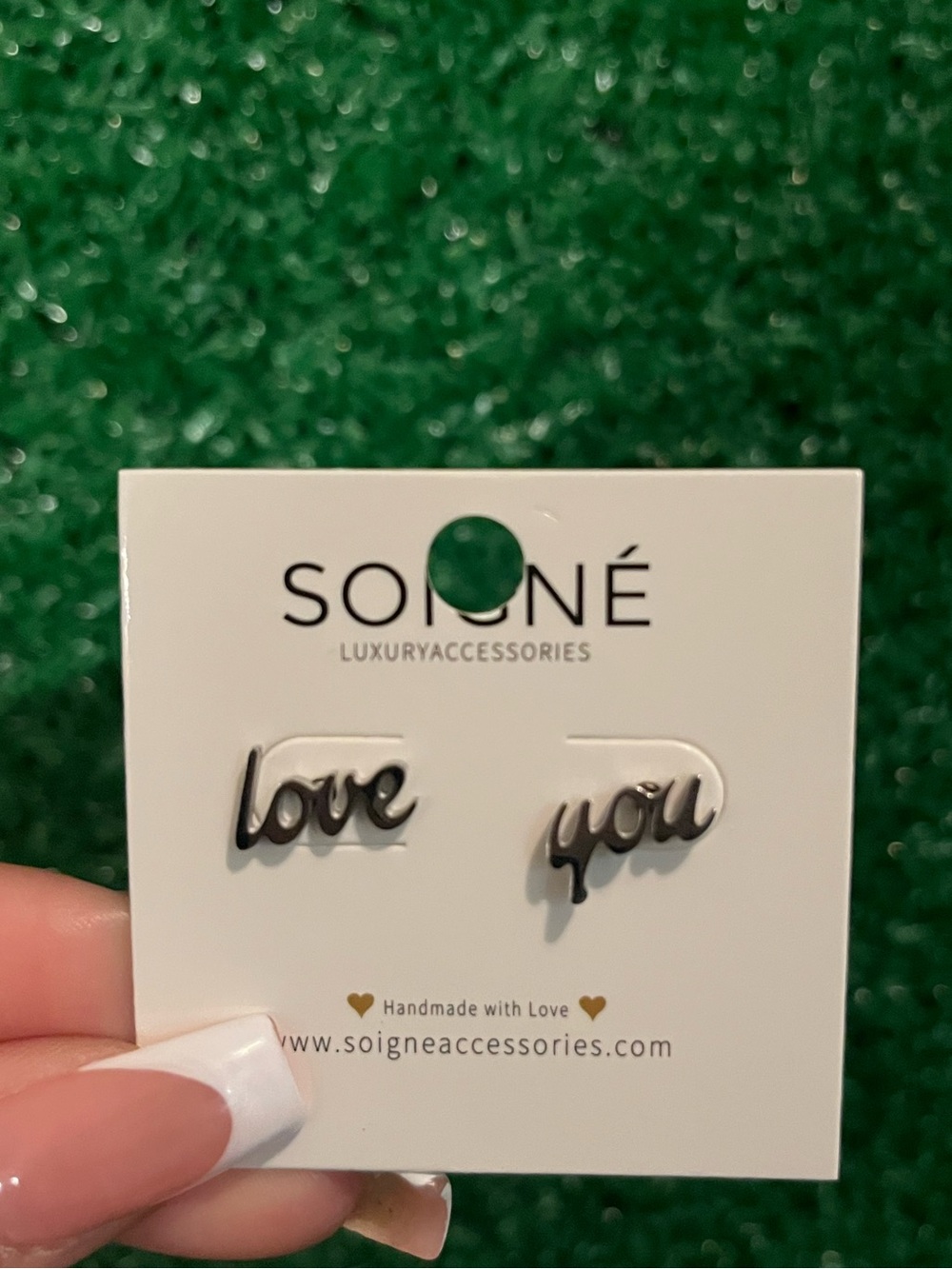 Soigné Gold and Heart Stud Earrings (You pick )